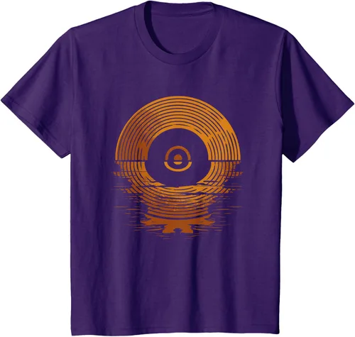 Vista 22 de Vinyl LP Records - Camiseta de vinilo Sunset Negro