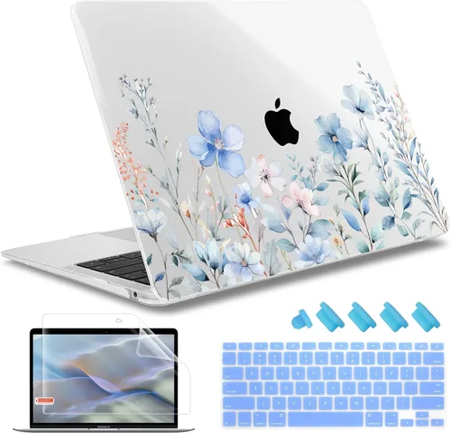 Vista 10 de May Chen Funda compatible con MacBook Air de 13 pulgadas (modelos A1369 y A1466, versión anterior 2010-2017), carcasa rígida de plástico