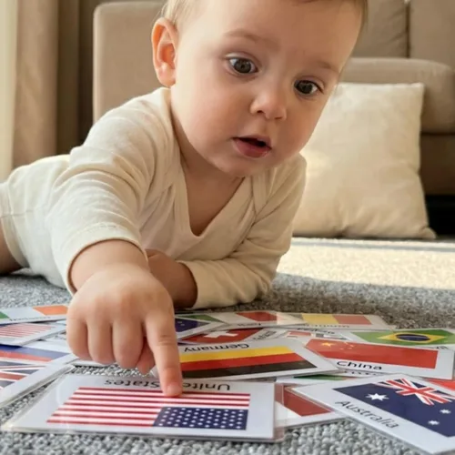 Vista 2 de Tarjetas didácticas del alfabeto para niños pequeños, tarjetas flash ABC, palabras visuales, aprendizaje de ortografía, tarjetas educativas