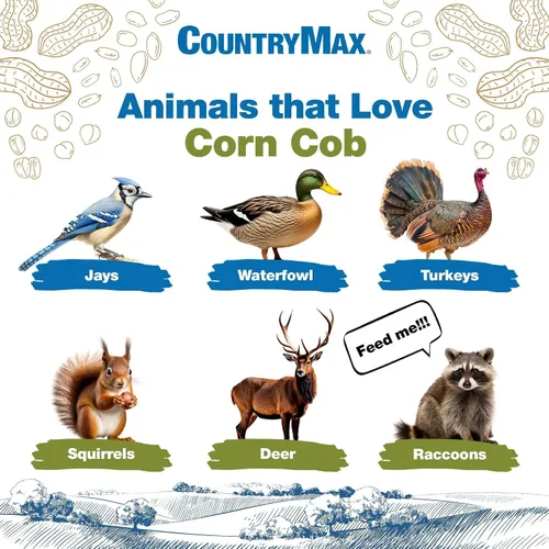Vista 3 de CountryMax Alimento para animales de mazorca de maíz de 10 libras