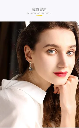 Vista 4 de RBG - Pendientes colgantes para mujer