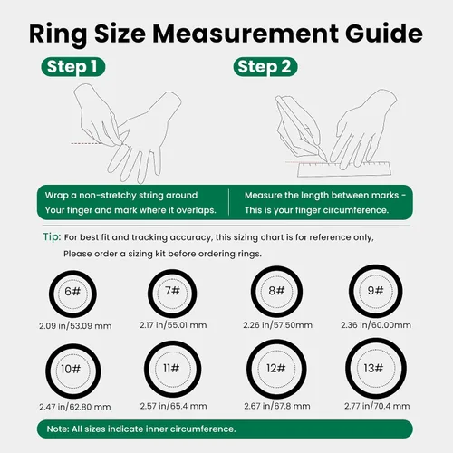 Vista 7 de Smart Health Ring - Rastreador de salud del sueño para mujeres y hombres con frecuencia cardíaca, oxígeno en sangre, monitor de sueño, pasos