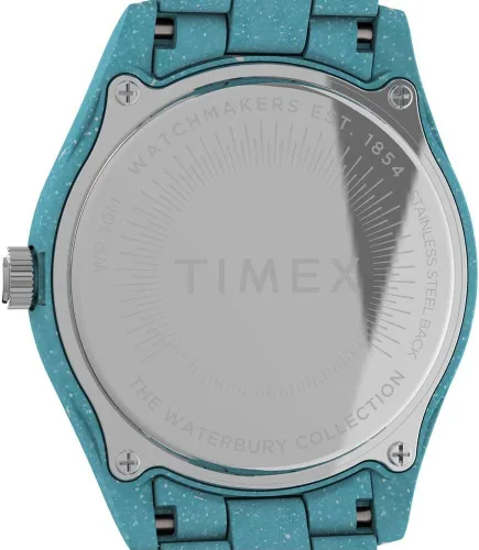 Vista 5 de Timex Reloj Waterbury Ocean de plástico reciclado de 1.457 in para mujer