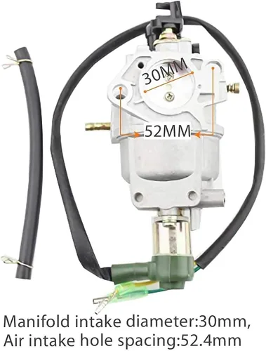 Vista 3 de GOOFIT Carburador para Honda GX340 188 Motor 13HP Generador Partes