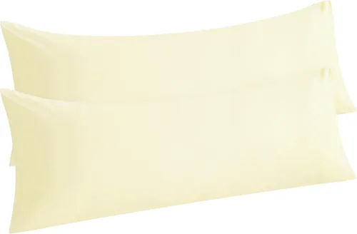 Vista 68 de NTBAY Juego de 2 fundas de almohada estándar, paquete de 2 fundas de almohada de microfibra cepillada de 20x26, suaves, resistentes a las arrugas, a