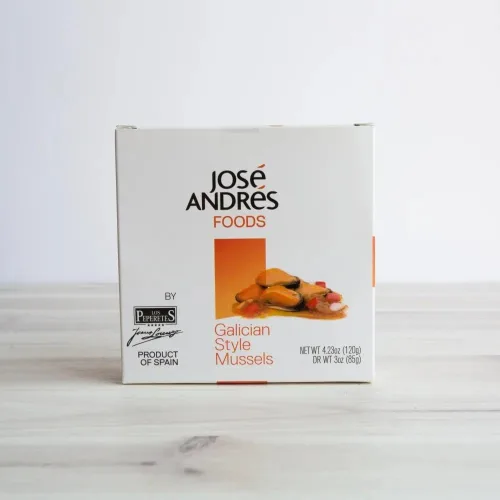 Vista 7 de José Andrés Foods Mejillones Galicanos, 4.23 oz, paquete de 12