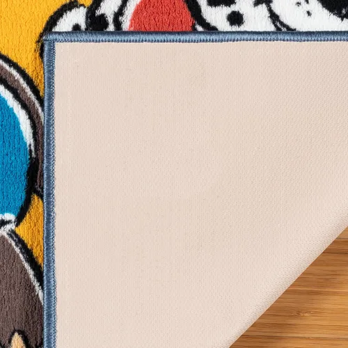 Vista 5 de Gertmenian Paw Patrol - Alfombra para interiores, 3 x 5 pies, antideslizante, ideal para niños en dormitorio, sala de juegos, aula, guardería o área