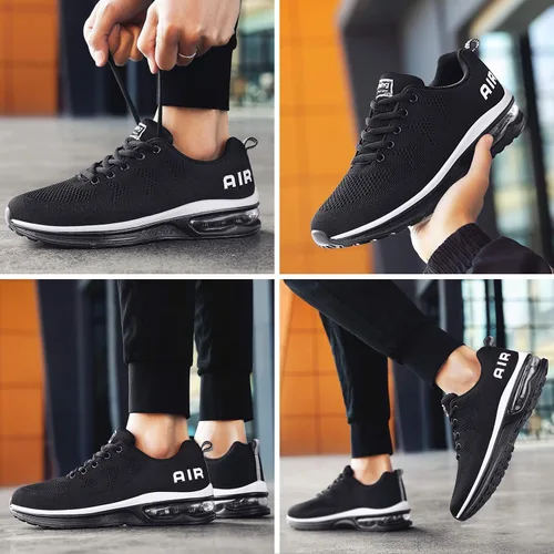 Vista 6 de Autper Mens Air Athletic Running Shoes Sneakers Lightweight Sport Gym Jogging Walking Tennis Sneakers US 6.5-US12.5