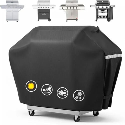 Vista 20 de Cubierta de parrilla Utheer para ahumador vertical de gas Pit Boss 3-Serie, cubierta impermeable anti-UV de 600D de longitud completa y resistente