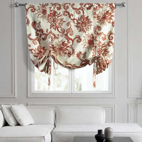 Vista 24 de HPD Half Price Drapes Ikat - Cortinas enrollables para oscurecer la habitación, 46 x 63 pulgadas, cortina enrollable de algodón para ventana de sala