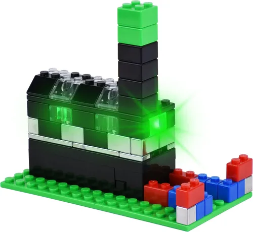 Vista 7 de E-Blox Stories Blox Builder - The City - Bloques de construcción con luz LED para niños a partir de 8 años (EBS-City)