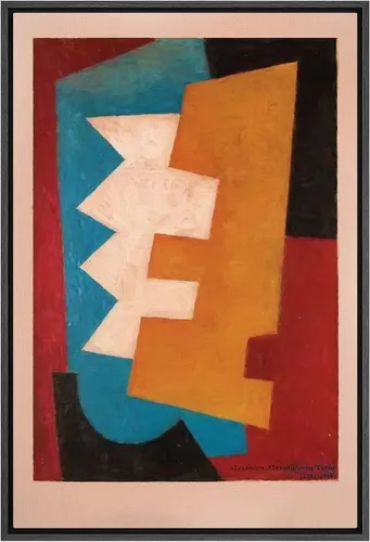 Vista 27 de SIGNLEADER Lienzo enmarcado para pared, paisaje pastel abstracto negro, naturaleza, ilustraciones de área silvestre, arte moderno, decorativo