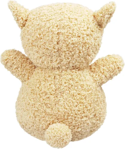 Vista 5 de Juguete de peluche marrón claro con búho de peluche, suave juguete de peluche para niños y niñas, regalos para niños o novia, 8.5 pulgadas