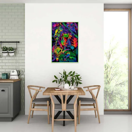 Vista 5 de Studio B Tree Frogs - Póster de luz negra no flocada, 24 x 36, 24 x 36