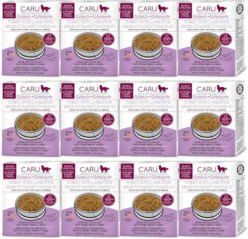 Vista 12 de Caru Classics - Estofado de carne para perros, alimento húmedo saludable para perros o alimento para perros, mezcla equilibrada de omega, cajas