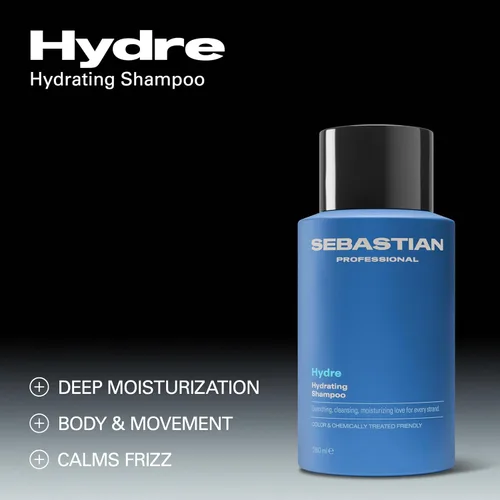 Vista 3 de Sebastian Professional Drench Shampoo Deep Moisturizing for Chemically Treated Hair Packaging May Vary