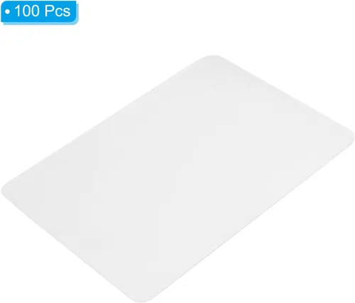 Vista 3 de PATIKIL Bolsas de laminación térmica, 100 hojas de laminación transparentes de 3 mil, 3.8 x 2.6 pulgadas, bolsas laminadoras para máquina