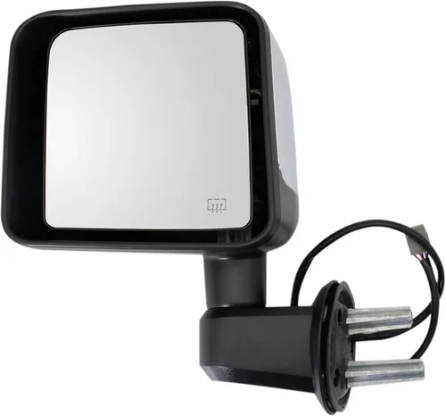 Vista 14 de TRQ Espejo plegable con calefacción eléctrica del lado del conductor con indicador de punto ciego pintura a juego negro liso compatible con Kia