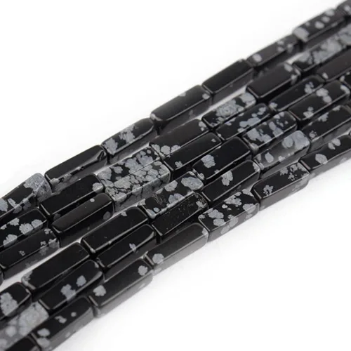 Vista 21 de Espaciador de tubo rectangular de amazonita de piedra natural de 0.157 x 0.512 in, cuentas sueltas para manualidades, pulseras, collares, joyería