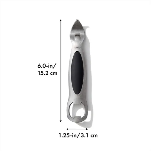 Vista 4 de OXO SteeL - Abrelatas y abrelatas de acero inoxidable SteeL