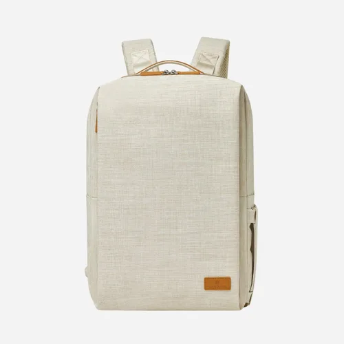 Vista 2 de Nordace Siena Pro 17 - Mochila inteligente con puerto USB, mochila para laptop de 17 pulgadas, mochila diaria de 26 L para viajes, uso diario o Beige