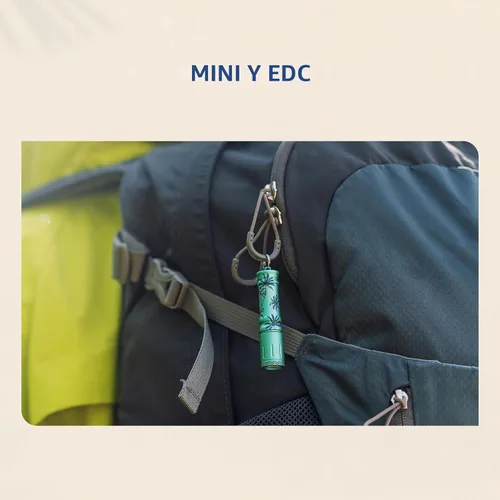 Vista 7 de OLIGHT i3E EOS - Llavero compacto con luz EDC (palma de verano)