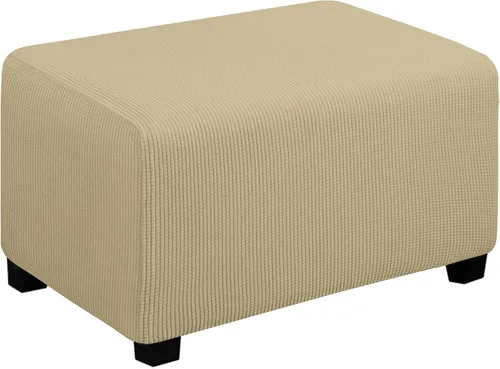 Vista 94 de Easy-Going Funda Elástica para Otomana Taburete de Almacenamiento Plegable Protector de Muebles Funda Rectangular Suave con Parte Inferior Elástica
