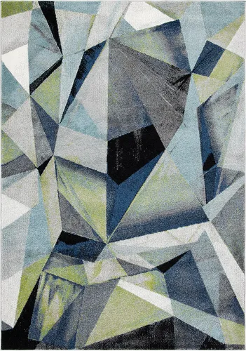 Vista 26 de SAFAVIEH Porcello Collection - Alfombra decorativa de 2 pies 3 pulgadas x 4 pies, gris claro y naranja, diseño abstracto moderno, no desprende