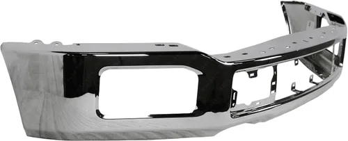Vista 4 de BUMPERS THAT DELIVER - Barra delantera de parachoques de cromo y acero compatible con Ford F-150 2018 2019 2020 con faros antiniebla 18 19 20