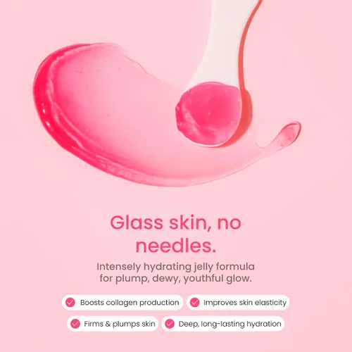 Vista 2 de QUIA Crema de Gelatina de Colágeno – Hidratante en Gel Ligero para una Piel Radiante y Tersa – Con Niacinamida y Péptidos – Cuidado de la Piel