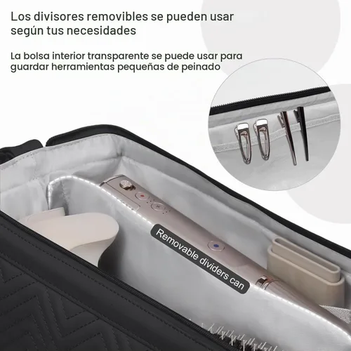 Vista 4 de Funda de transporte compatible con Shark Flexstyle (negro)