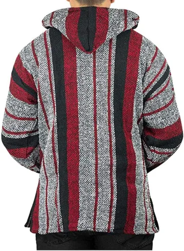 Vista 2 de Sudadera con capucha clásica mexicana Baja