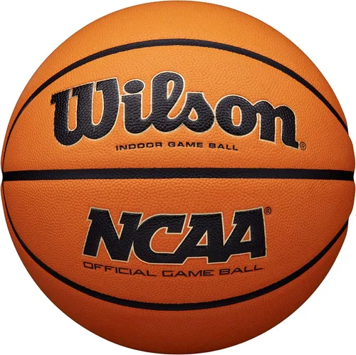 Vista 10 de Wilson NCAA Evo NXT Balones de Baloncesto Oficiales para Juegos en Interiores - Tamaños 6 y 7