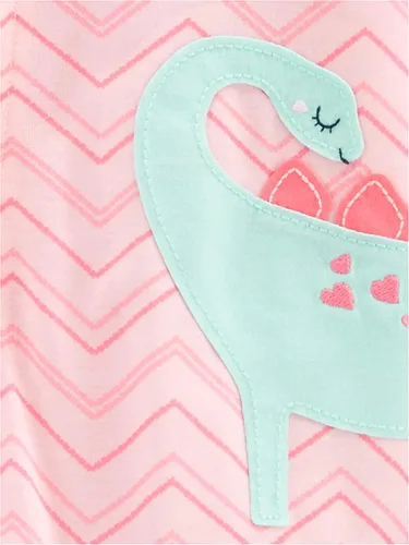 Vista 2 de Simple Joys by Carters - Pijama de poliéster con pies para bebé y niño pequeño 3