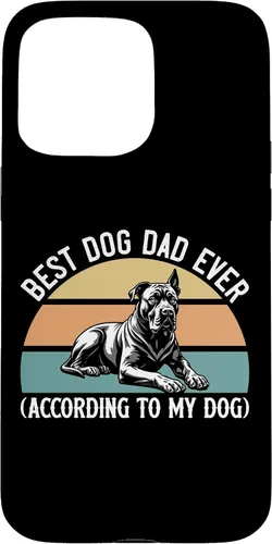 Vista 31 de Cane Corso Mastiff, Best Dog Dad Ever According to My Dog Case for iPhone 17