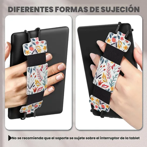 Vista 6 de MoKo Correa de mano suave para Kindle eReaders Fire Tablet de 6-8" Kindle/Kobo/Voyaga/Lenovo/Sony Kindle E-Book Tablet, Correa de mano versátil