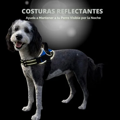 Vista 8 de ShawnCo Arnés esencial para perro, chaleco sin tirones para mascotas con 3 clips de correa, sin estrangulamiento, reflectante, ajustable y Camuflaje