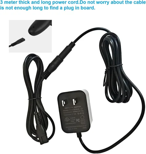 Vista 8 de Afeitadora eléctrica con cable para hombres. Afeitadora de cabeza profesional para hombre calvo. Navaja flotador 3D para máquina de afeitar cerrada.