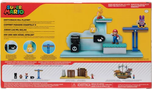 Vista 7 de Super Mario Juego Switchback Hill de Nintendo de 25 pulgadas
