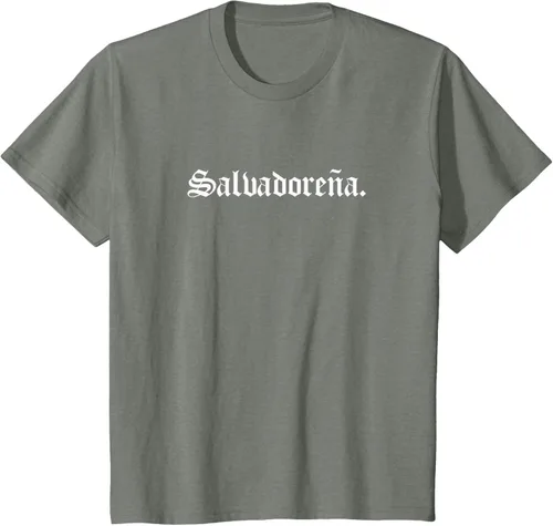 Vista 98 de Camiseta Salvadoreña Mujer, Negro