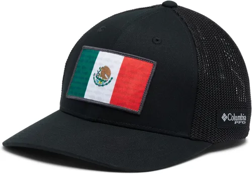 Vista 3 de Columbia Gorra de malla PFG con diseño de bandera de peces de Canadá