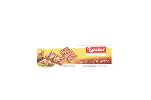Vista 3 de Loacker Patisserie Crème Noisette, 100 g/3.53 oz.