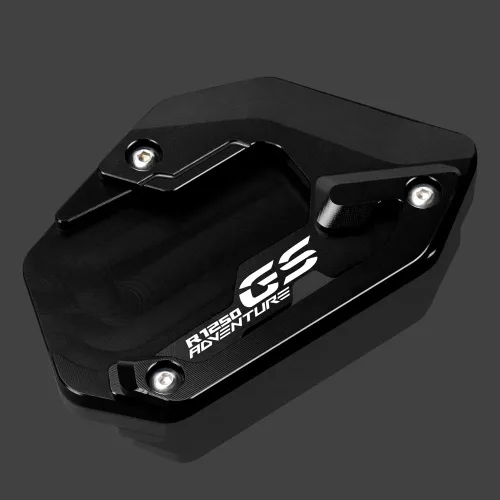 Vista 6 de Para R1250GS Adventure 2018-2023 (Suspensión baja) Placa de extensión de soporte CNC de motocicleta Soporte lateral Pad r 1250 gs adv r1250gsa Negro