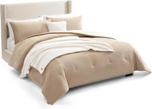 Vista 20 de UGG Remina - Juego de edredón individual, cama de dormitorio en una bolsa Beige