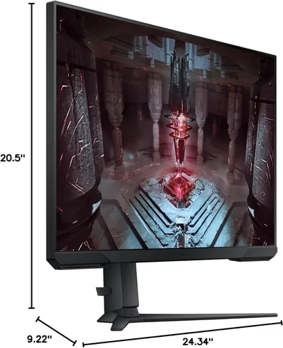 Vista 20 de SAMSUNG Odyssey G51C Series QHD Monitor para juegos de 27 pulgadas, 165 Hz, 1 ms, pantalla VESA HDR10, AMD FreeSync Premium, ecualizador negro