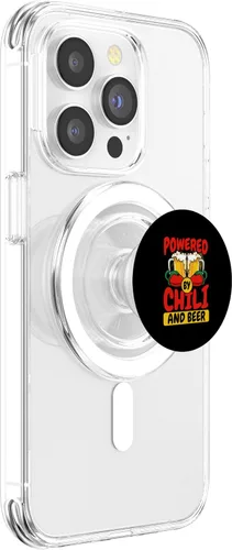 Vista 3 de Chili Pepper Spicy Ramen Hot Sauce Asian Korea Mexican Food PopSockets MagSafe PopGrip for iPhone