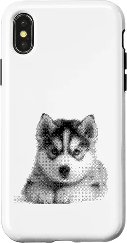 Vista 5 de Cute Siberian Husky for Dog Mom and Paw Parents Case for iPhone XR