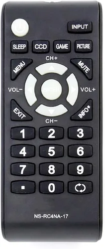 Vista 3 de Nuevo TV NS-RC4NA-17 Control remoto compatible con NS-48D510NA17 NS-55D510NA17 NS-55D510MX17 NS48D510NA17 NS55D510NA17 NS55D510MX17 Insignia TV
