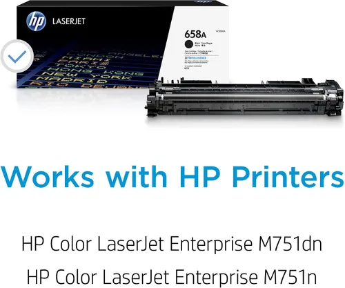 Vista 2 de HP Cartucho de tóner negro 658A Funciona Color LaserJet Enterprise M751 Series W2000A
