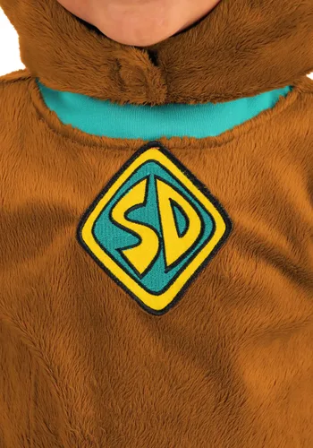Vista 4 de Disfraz Deluxe de Scooby Doo para Niño Pequeño Multicolor